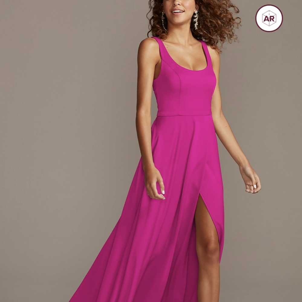 David's Bridal Begonia bridesmaid dress